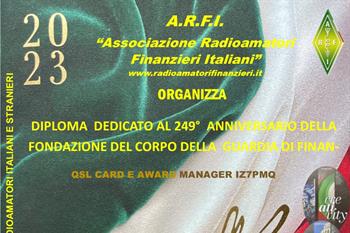 6° Award A.R.F.I. dedicato al 249° anno di fondazione della Guardia di Finanza - Maggio 2023